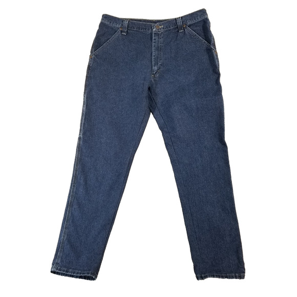 Wrangler Other - Wrangler Carpenter Jeans Mens 36x33 Blue‎ Denim Workwear Utility Pants